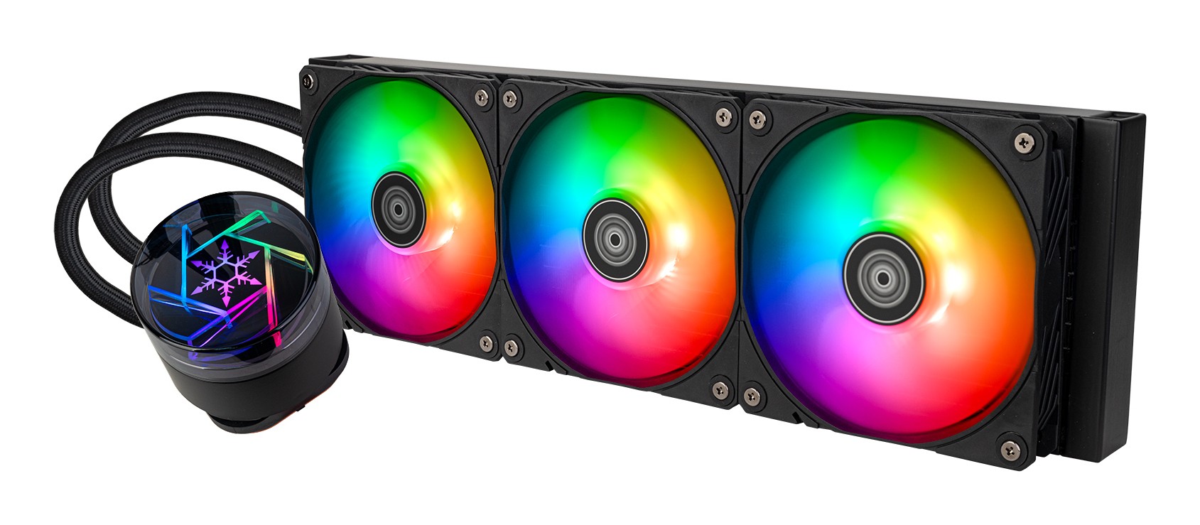 Dissipatore A Liquido Silverstone NovaPeak 360mm ARGB Nero - Immagine 1