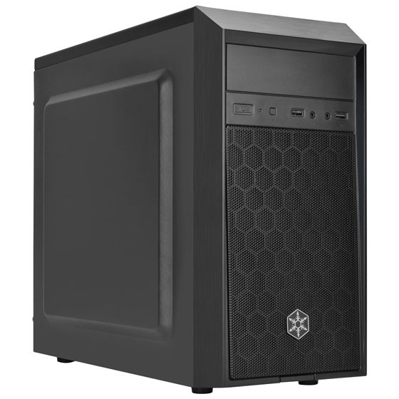 Case SilverStone Precision PS16 Micro-ATX Nero - Immagine 1
