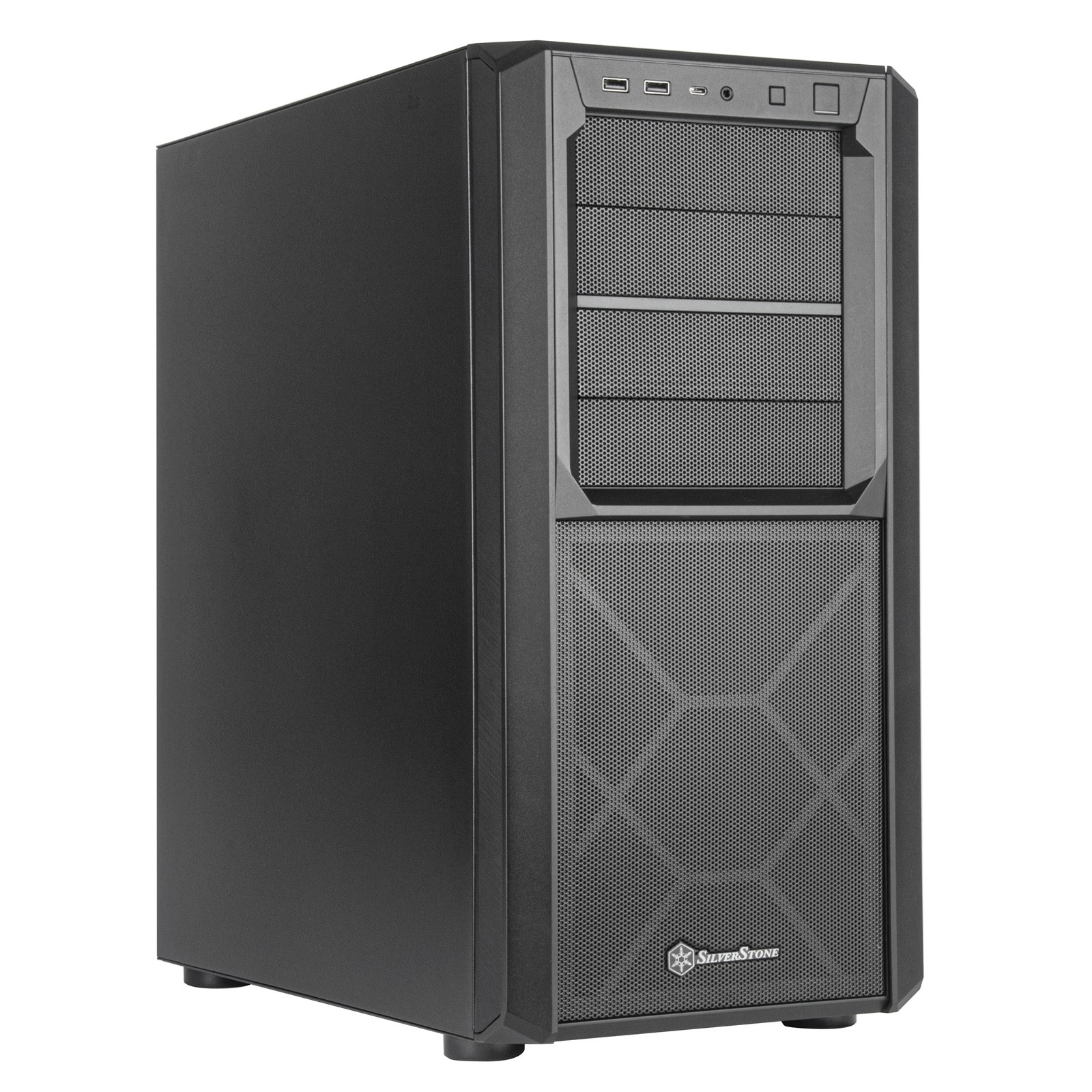 Case SilverStone SST-SED1-B Seta D1 Midi-Tower Nero - Immagine 1