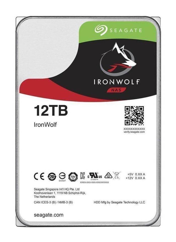 HDD Seagate IronWolf ST12000VN0008 12TB Sata III 3,5 7200rpm 256MB - Immagine 1