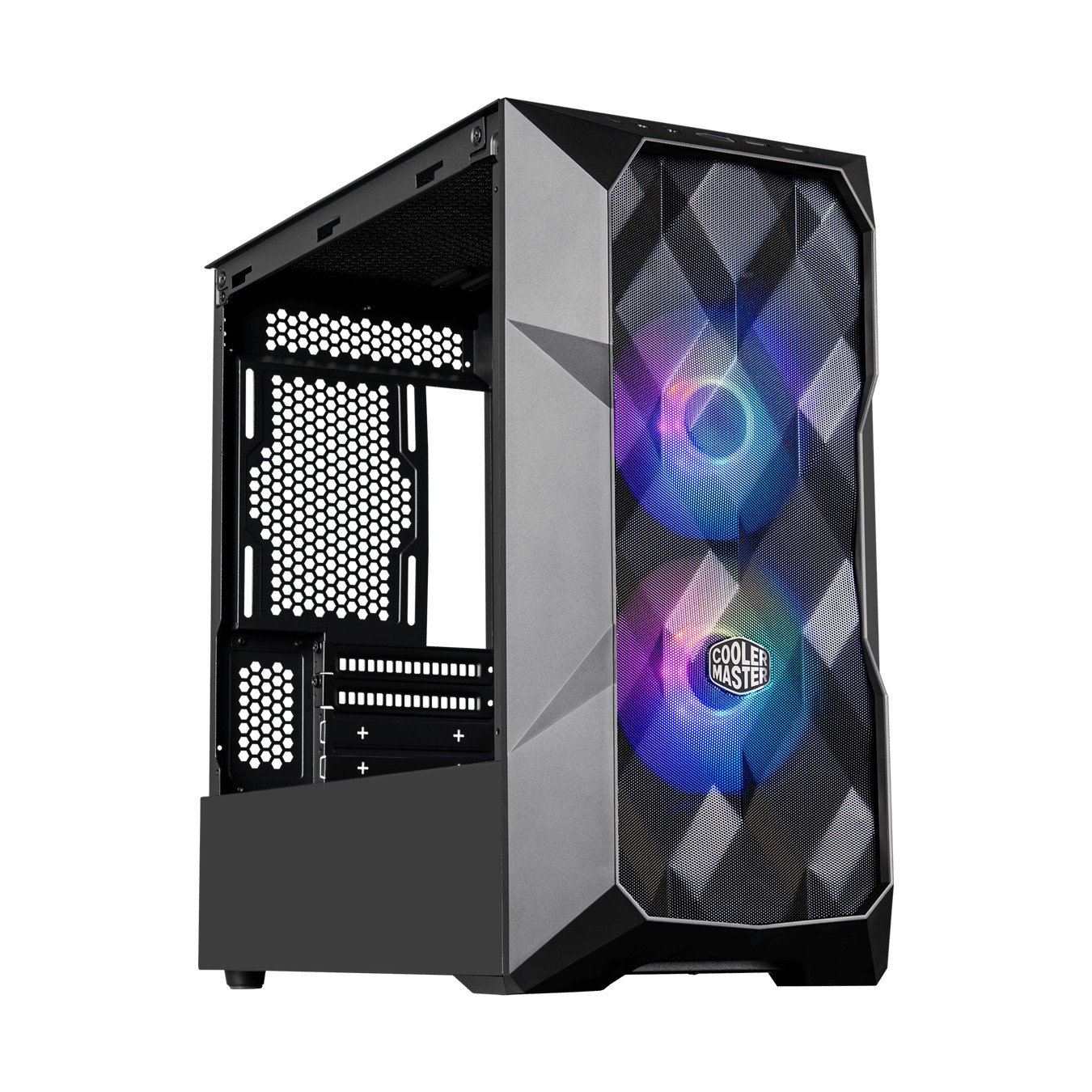Case Cooler Master TD300 Mesh Micro-ATX ARGB Vetro Temperato nero - Immagine 1