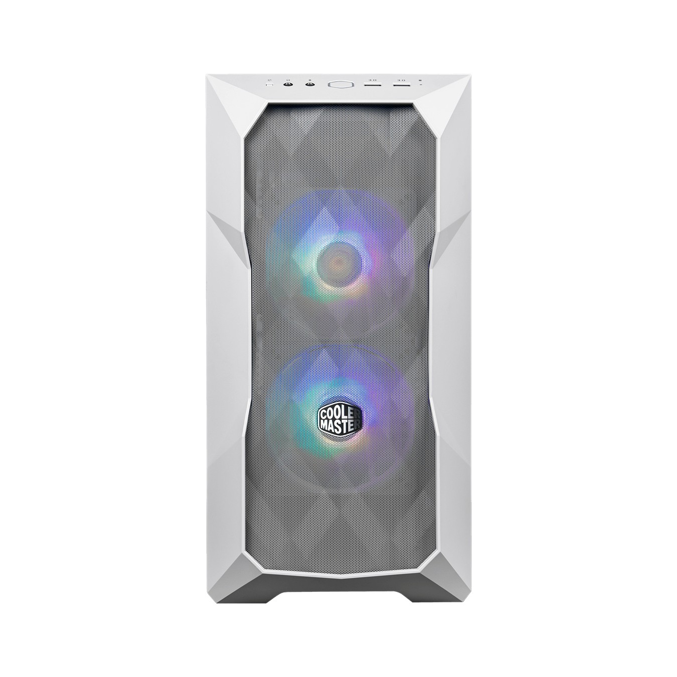 Case Cooler Master TD300 Mesh Micro-ATX ARGB Vetro Temperato Bianco - Immagine 1