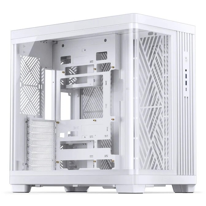 Case Jonsbo TK-4 Mid-Tower ATX Vetro Temperato Bianco - Immagine 1