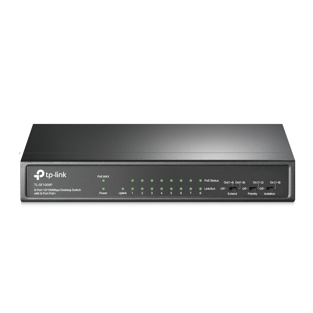 Switch TP-Link 8-port 10/100/1000 TL-SF1009P - Immagine 1