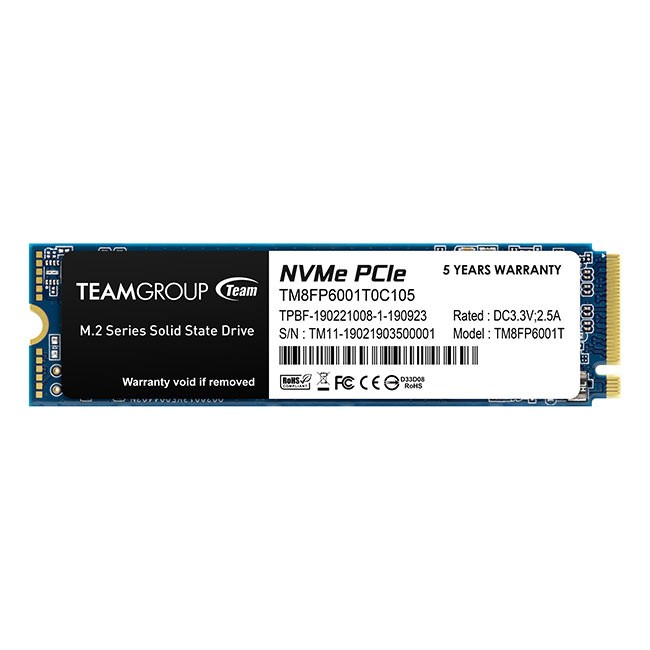 SSD M.2 Teamgroup 1TB MP33 PCIe TM8FP6001T0C101 - Immagine 1