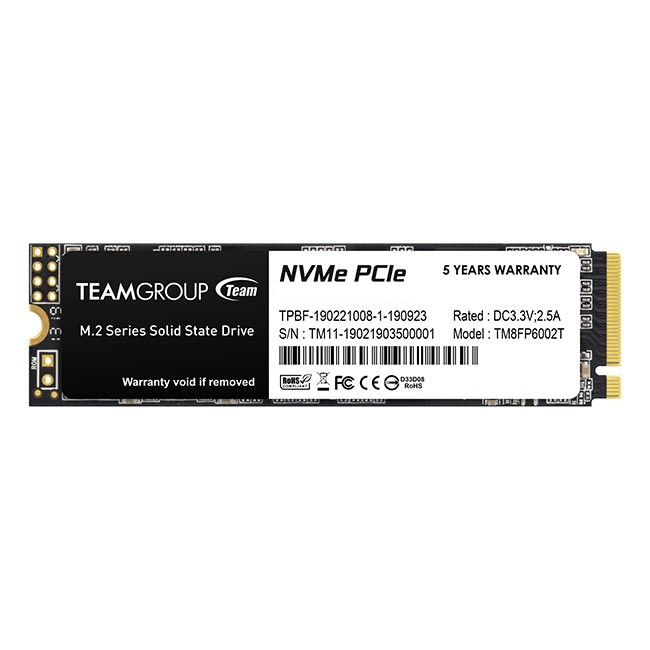 SSD M.2 PCIe Team Group MP33 256GB PCIe 3.0 x4 - Immagine 1