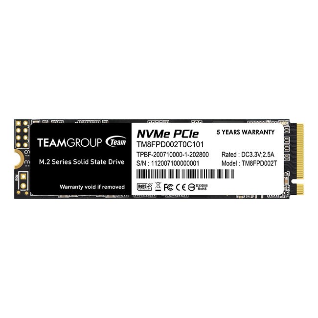 SSD Teamgroup 2TB MP33 PRO PCIe M.2 PCIe 3.0 x4 - Immagine 1
