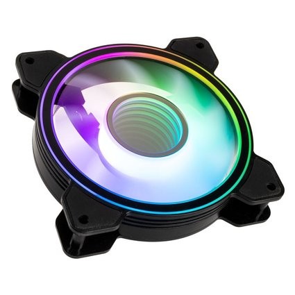 Ventola Kolink Umbra Void Pro 120mm ARGB PWM Nera - Immagine 1