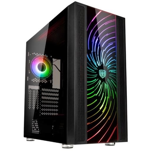 Case Kolink Unity Adapt ARGB Midi-tower Nero - Immagine 1