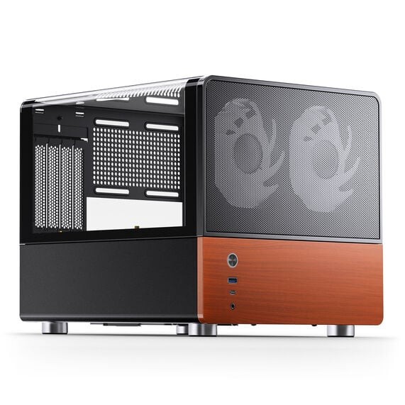 Case Jonsbo NV12 Mini Tower Micro-ATX Nero - Immagine 1