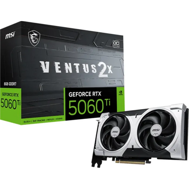 Scheda Video MSI GeForce RTX 5060 TI 8GB VENTUS 2X OC PLUS - Immagine 1