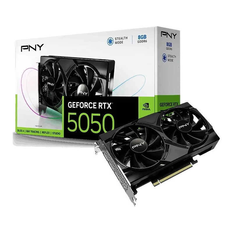 Scheda Video PNY GeForce RTX 5050 8GB Dual Fan DLSS3