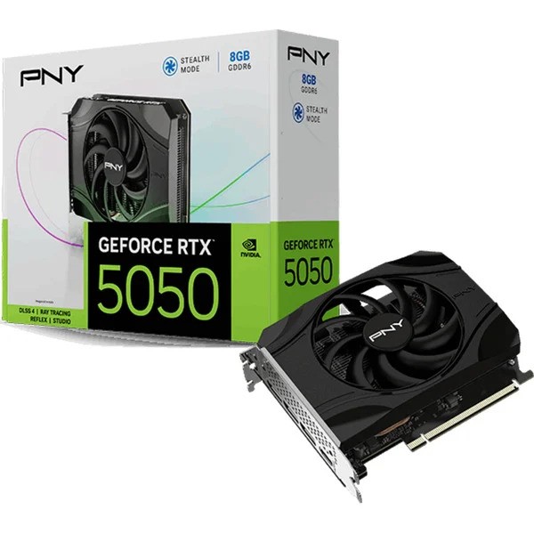 Scheda Video PNY GeForce RTX 5050 8GB Dual Fan DLSS4 - Immagine 1