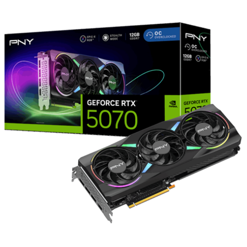 Scheda Video PNY NvidiaGeForce RTX 5070 12GB GDDR7