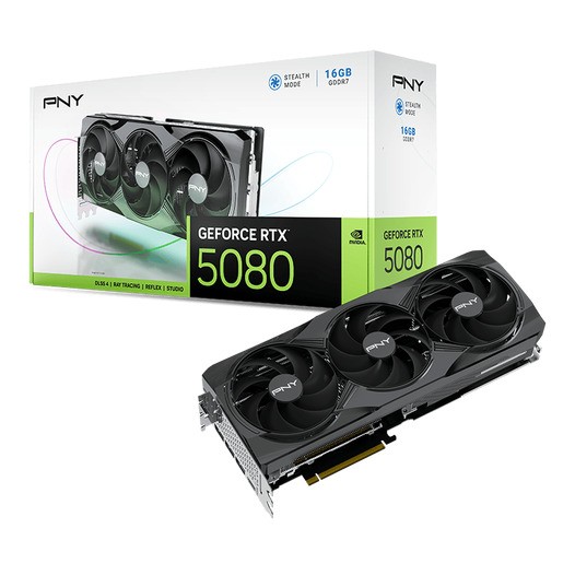 Scheda video PNY GeForce RTX 5080 16GB Triple Fan - Immagine 1