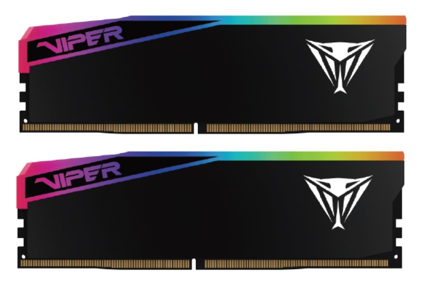 Ram Patriot Viper Elite 5 Ultra DDR5 6400Mhz 48GB (2x24) RGB CL32 XMP/EXPO Nero - Immagine 1