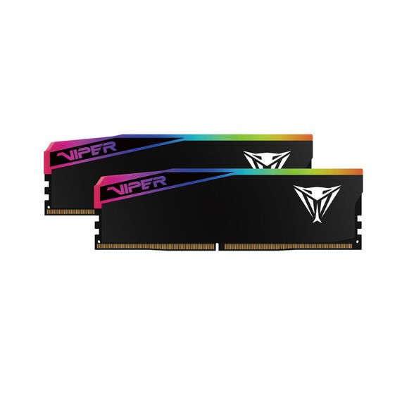 Ram Patriot Viper Gaming Elite 5 Ultra DDR5 6400Mhz 64GB (2x32) RGB CL32 XMP/EXPO Nero - Immagine 1