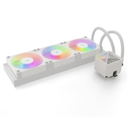 Dissipatore A Liquido Valkyrie V360 Lite 360mm RGB Bianco - Immagine 1