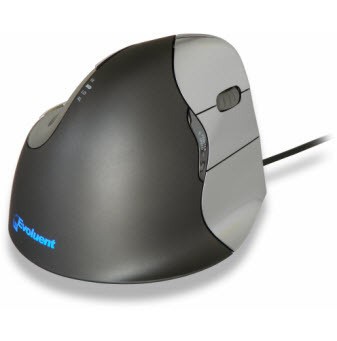 Mouse Evoluent vertical-mouse 4 RH Nero Grigio - Immagine 1