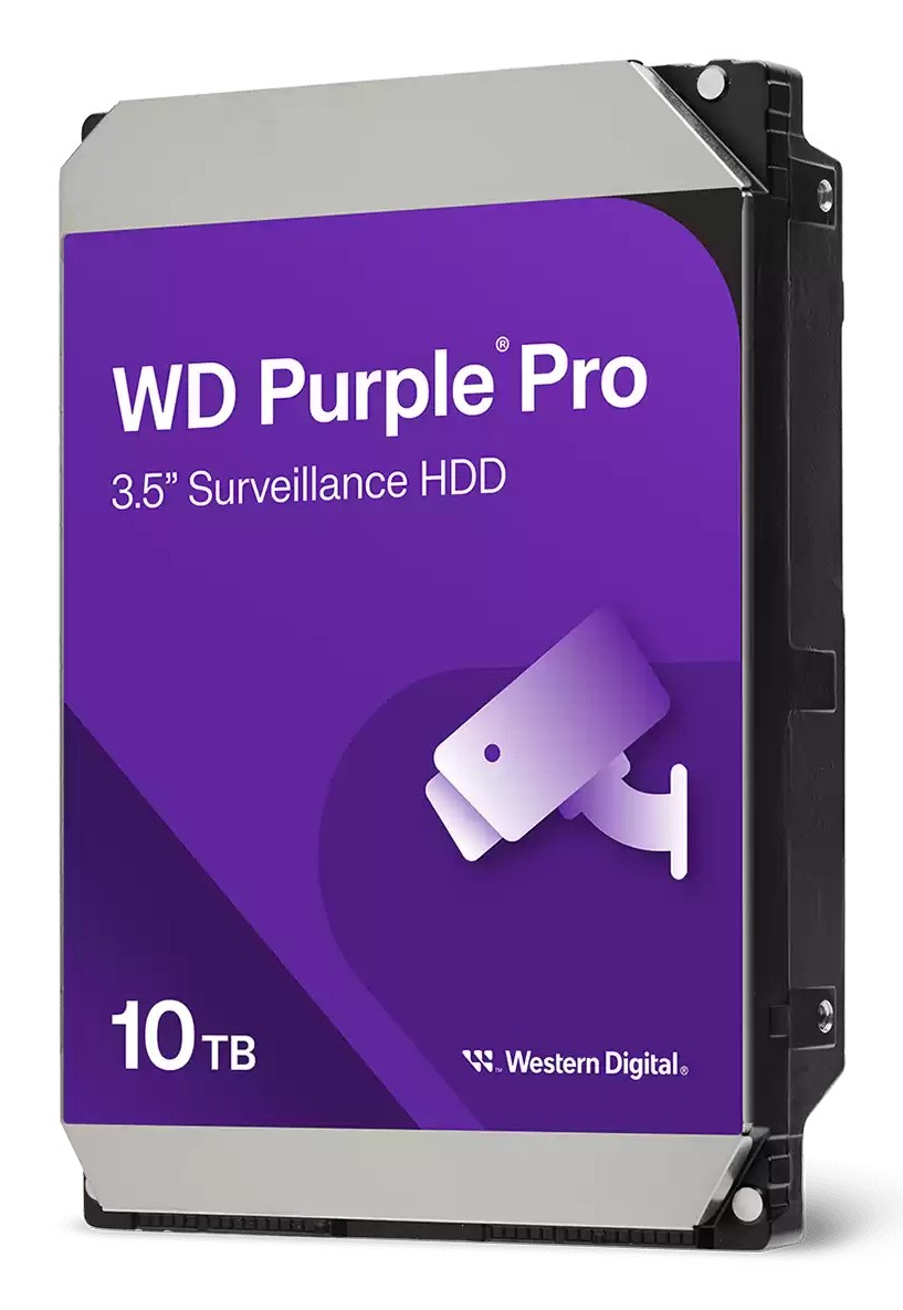 HDD Western Digital Purple Pro 3.5 10TB SATA 6Gb 512MB Cache 7200rpm - Immagine 1