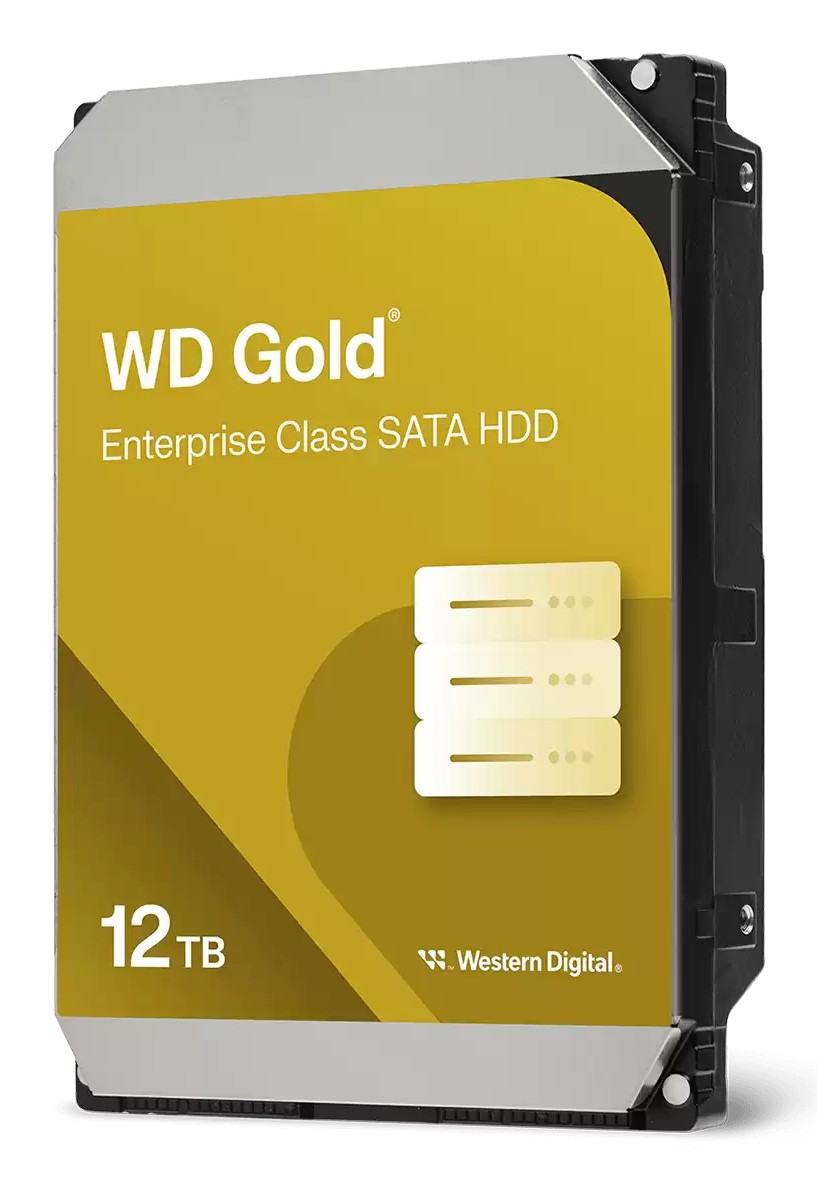 HDD Western Digital Gold 3.5 12TB SATA 6Gb 7200rpm 256MB Cache Enterprise 24 7 - Immagine 1
