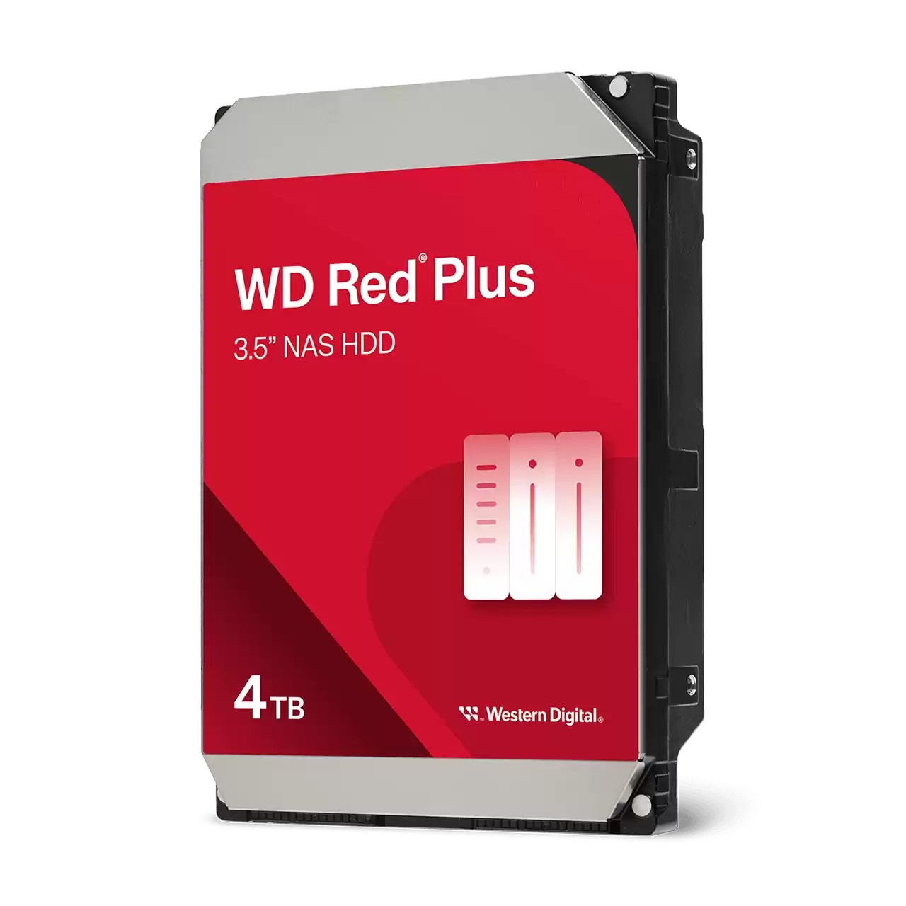 HDD 3.5 Western Digital Red Plus NAS Cache 128MB 5200Rpm 4TB - Immagine 1