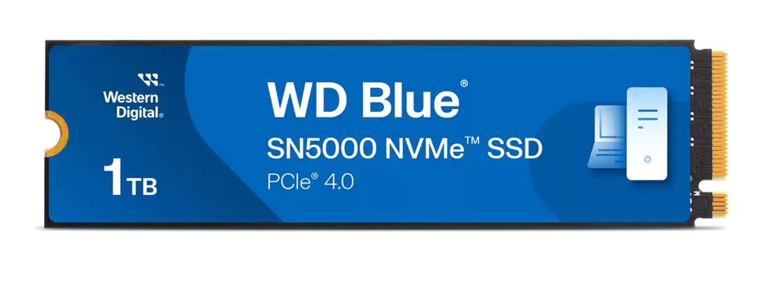 SSD M.2 NVME WD Blue 1TB SN5000 PCIe 4.0 - Immagine 1
