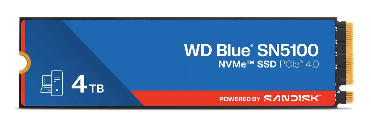SSD Western Digital WD Blue SN5100 4TB M2 2280 NVMe - Immagine 1