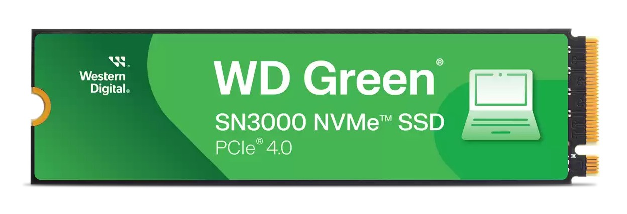 SSD Western Digital WD Green SN3000 500GB M2 2280 PCIe 40x4 - Immagine 1