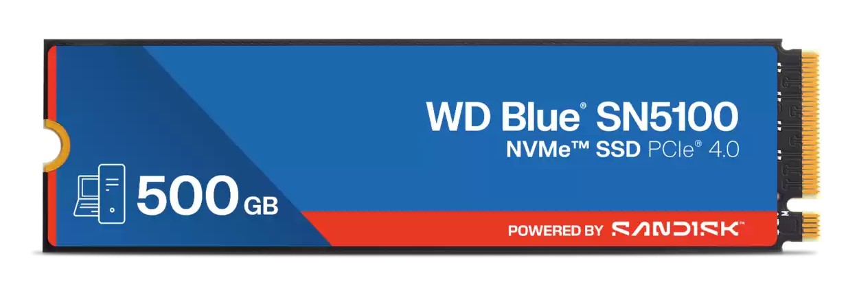SSD Western Digital WD Blue SN5100 500GB M2 2280 NVMe - Immagine 1
