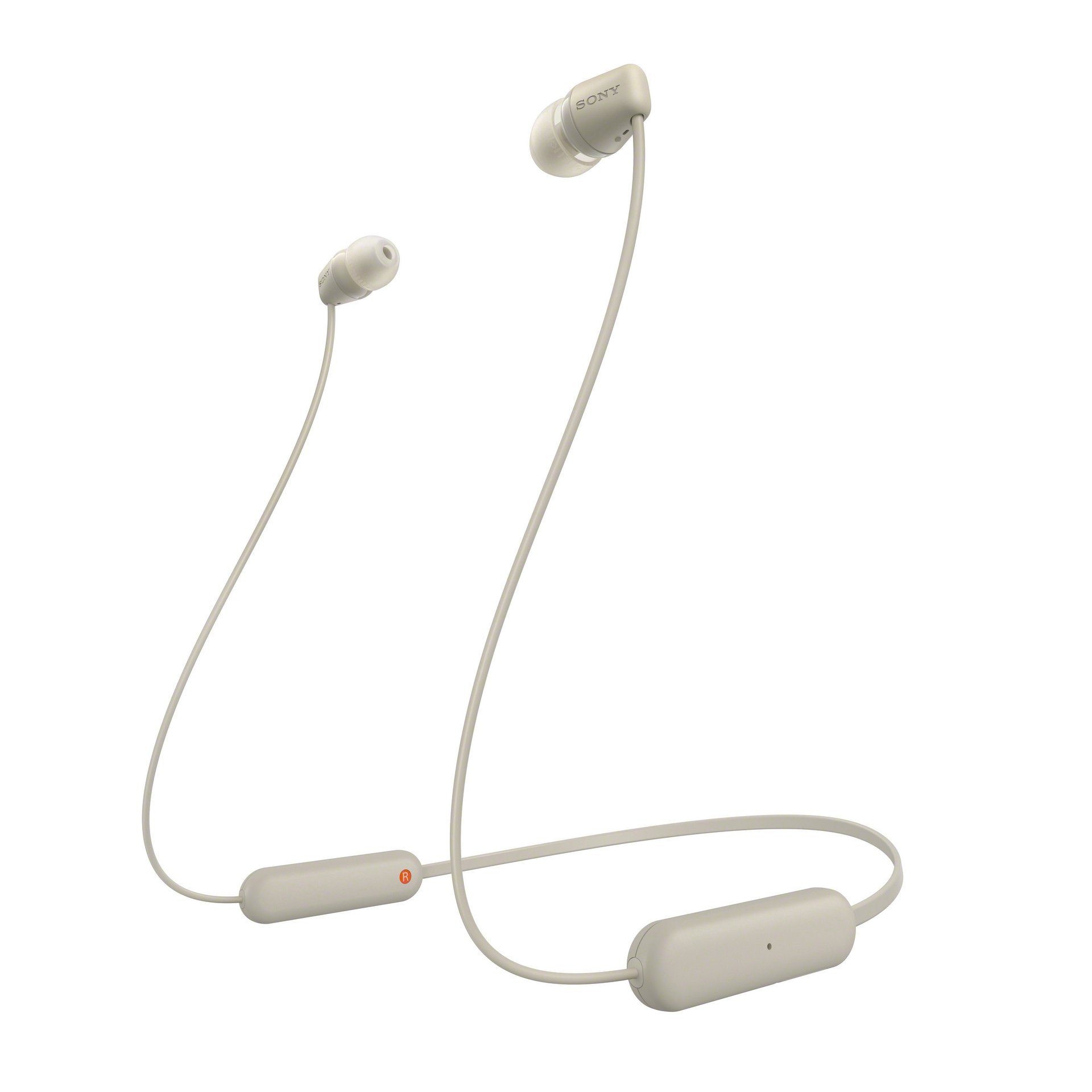 Auricolari Sony WI-C100C Bluetooth USB-C Beige - Immagine 1
