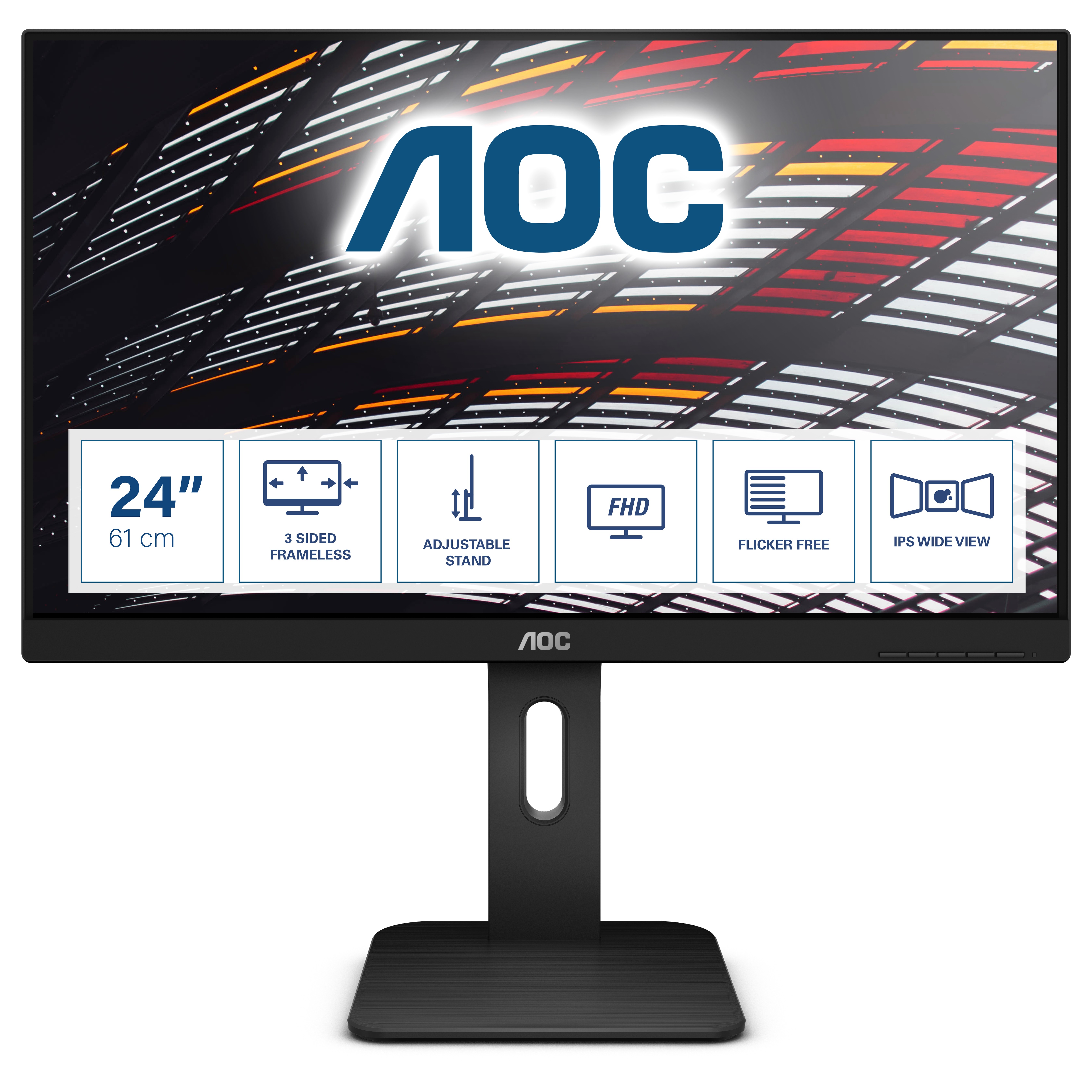 Monitor AOC X24P1 24'' WUXGA IPS USB HDMI LED Nero - Immagine 1