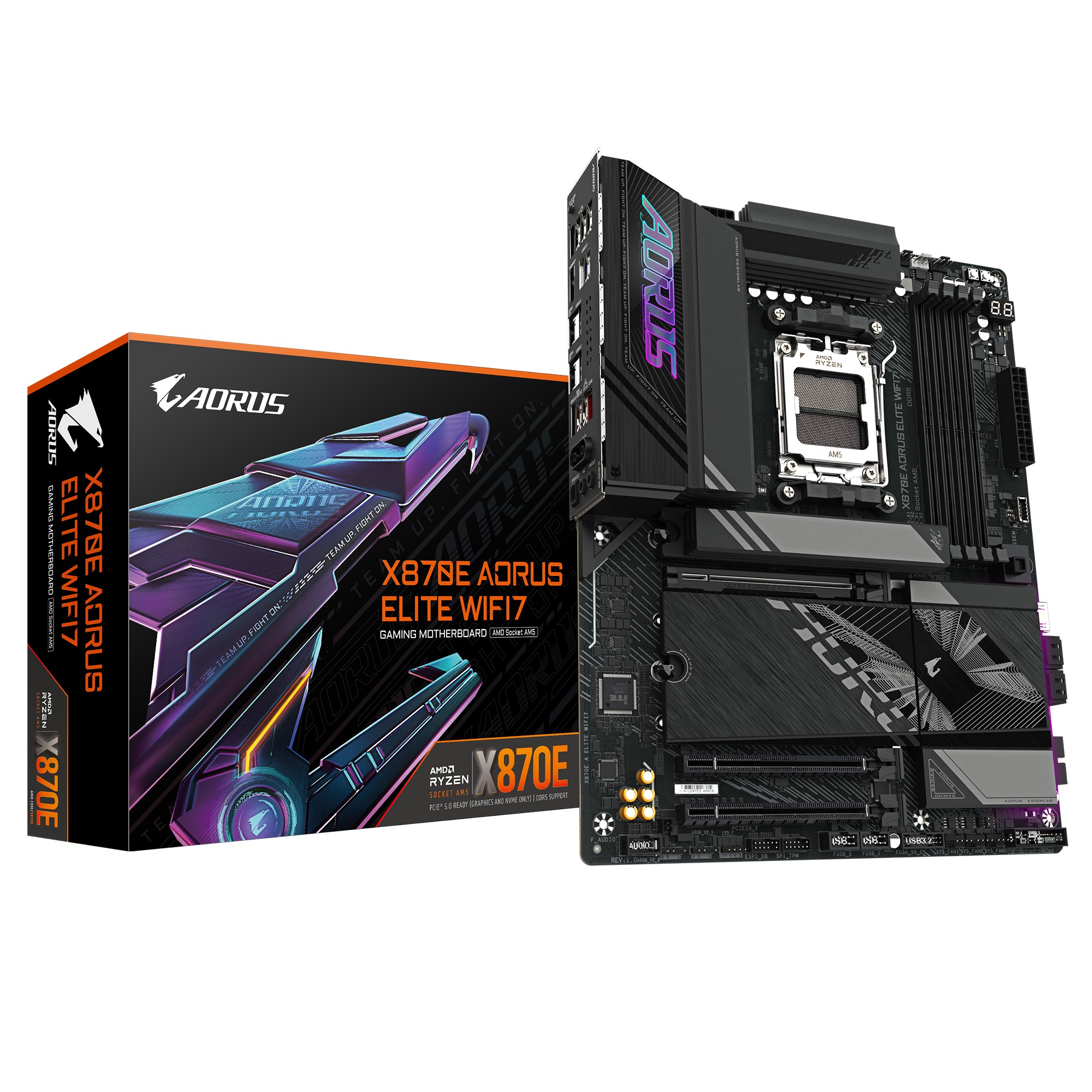 Scheda Madre GIGABYTE X870E AORUS ELITE WIFI7 - Immagine 1