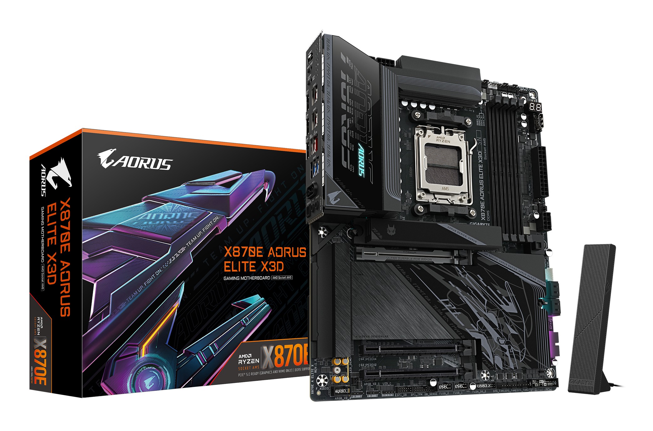 Scheda Madre Gigabyte X870E A ELITE WiFi7 X3D Socket AM5 - Immagine 1