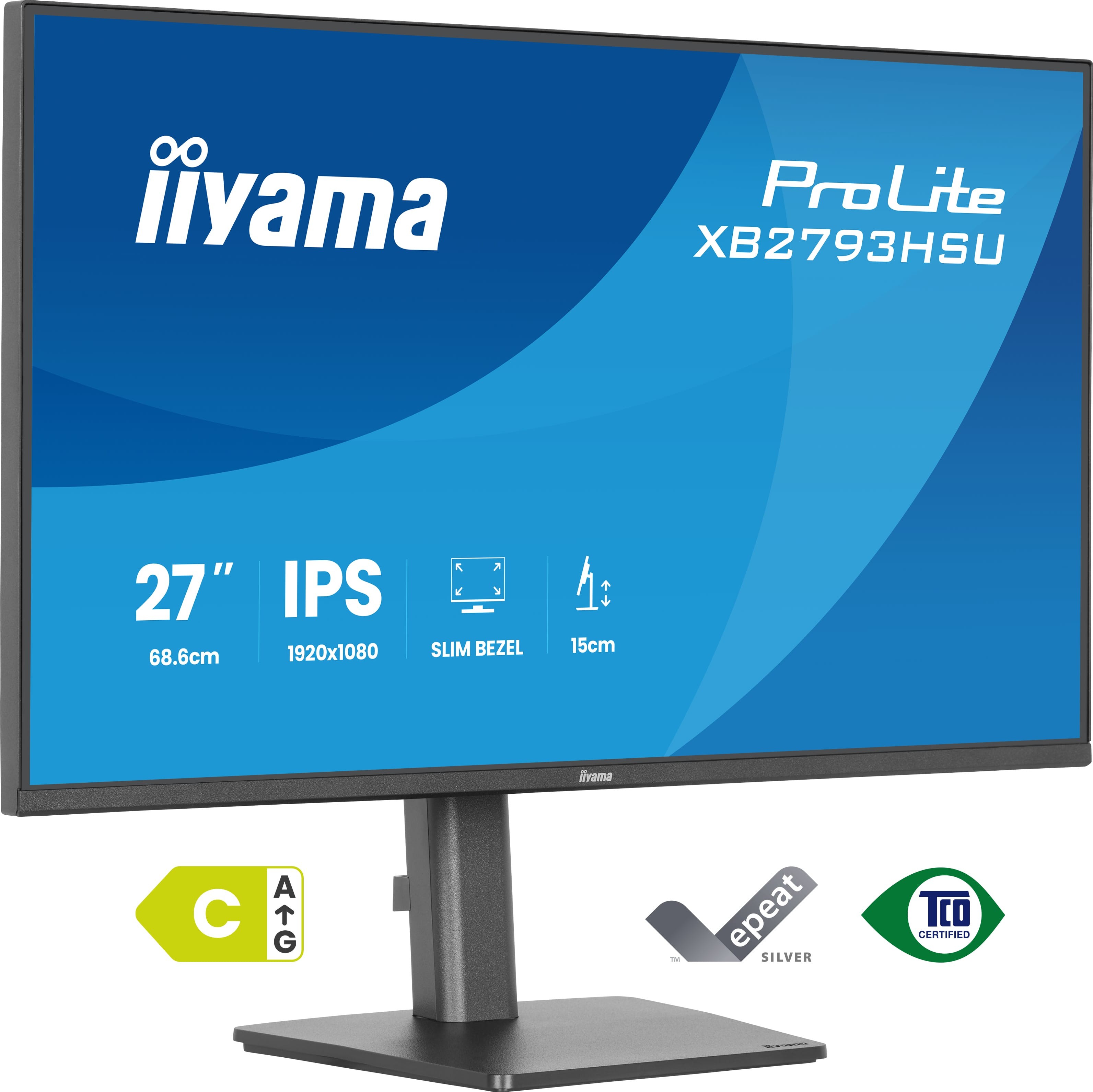 Monitor iiyama ProLite XB2793HSU-B1 27 1920 x 1080 Pixel Full HD LED Nero - Immagine 1