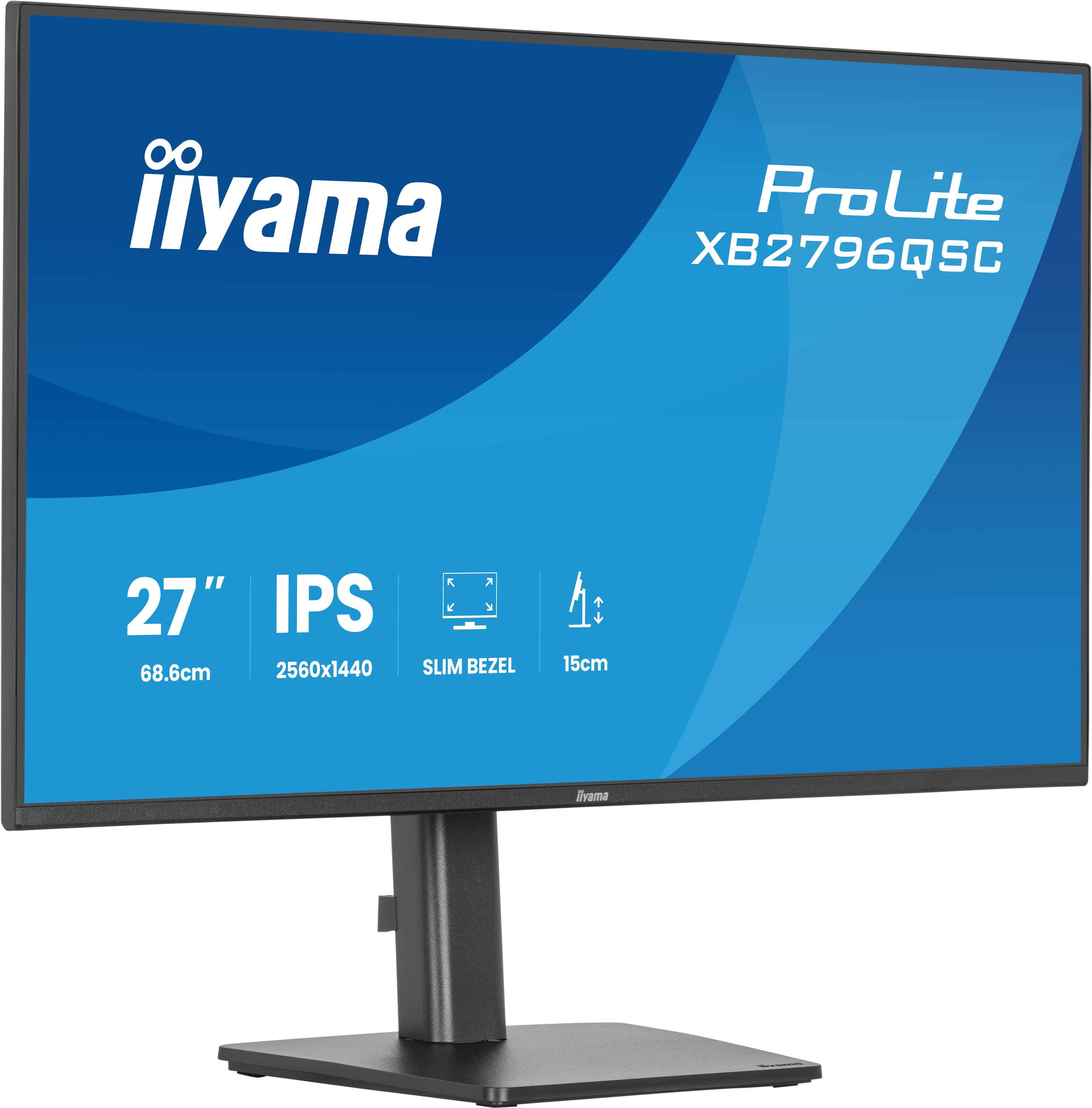 Monitor iiyama ProLite XB2796QSC-B1 27 2560 x 1440 Pixel Quad HD LED Nero - Immagine 1