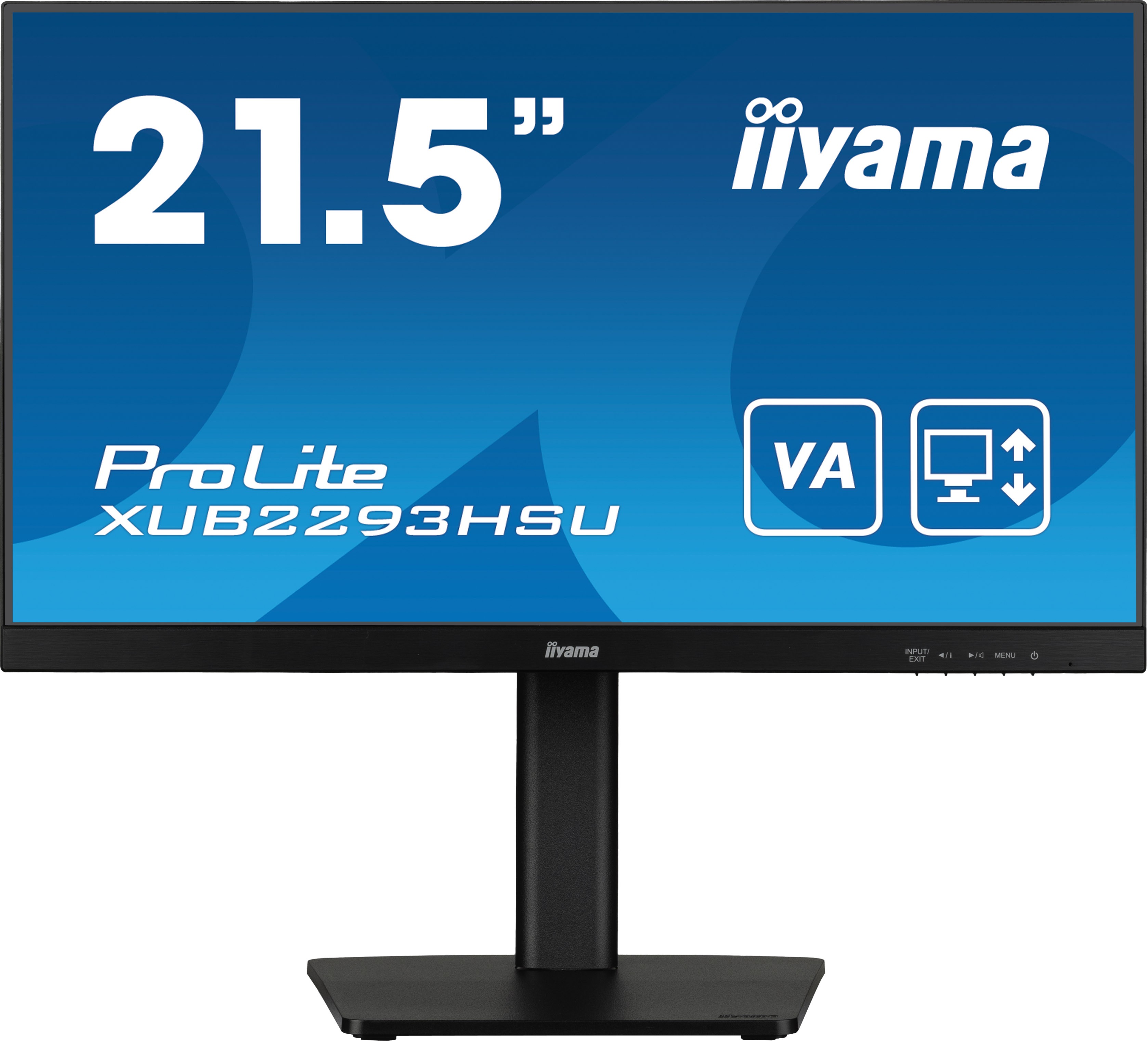 Monitor IIYAMA ProLite XUB2293HSU-B7 22 Nero Full HD IPS Adaptive-Sync Einstellbarer Standfuß 100Hz - Immagine 1