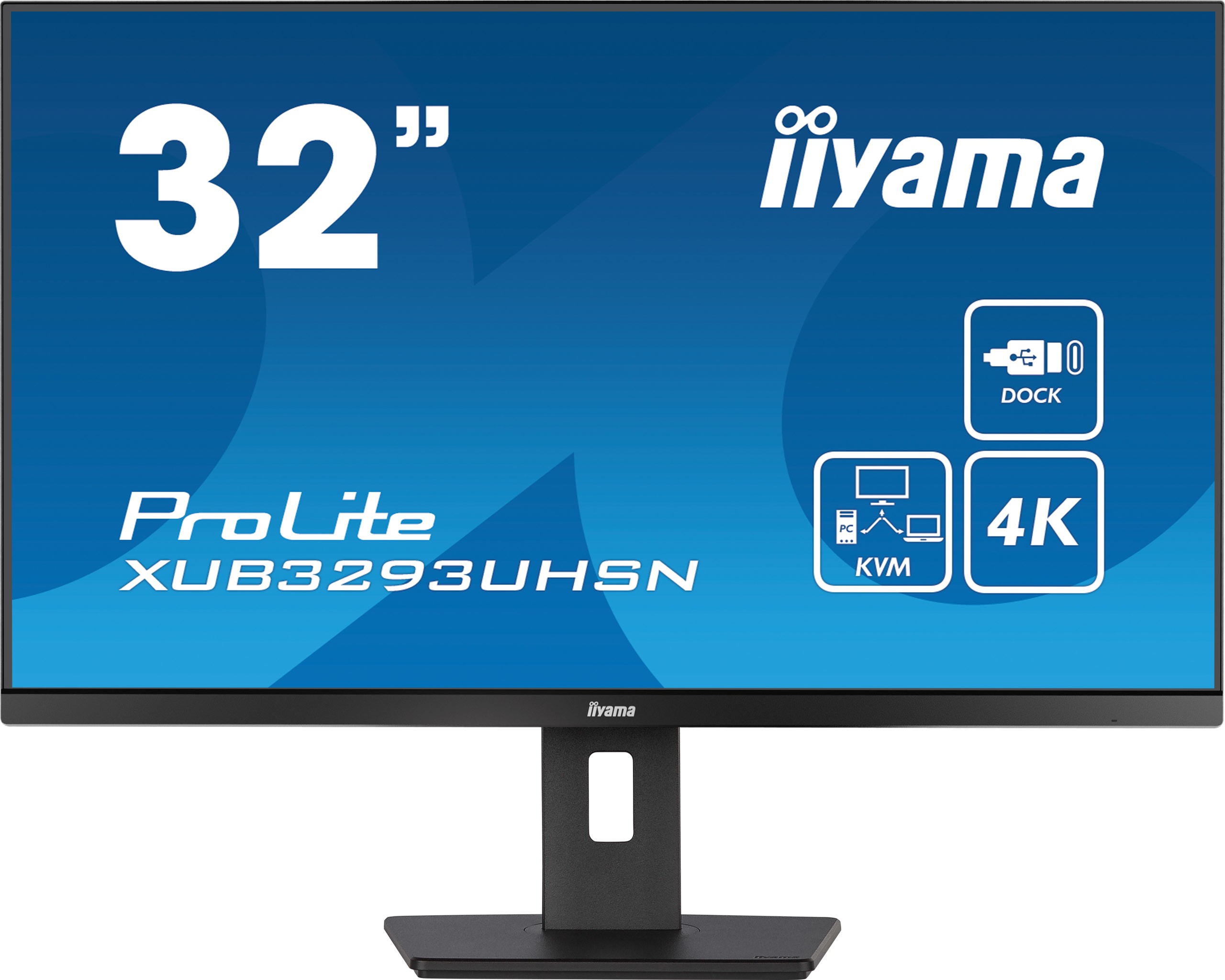 Monitor iiyama ProLite XUB3293UHSN-B5 31'' Ultra HD/4K IPS HDMI DisplayPort USB-C LED Nero - Immagine 1