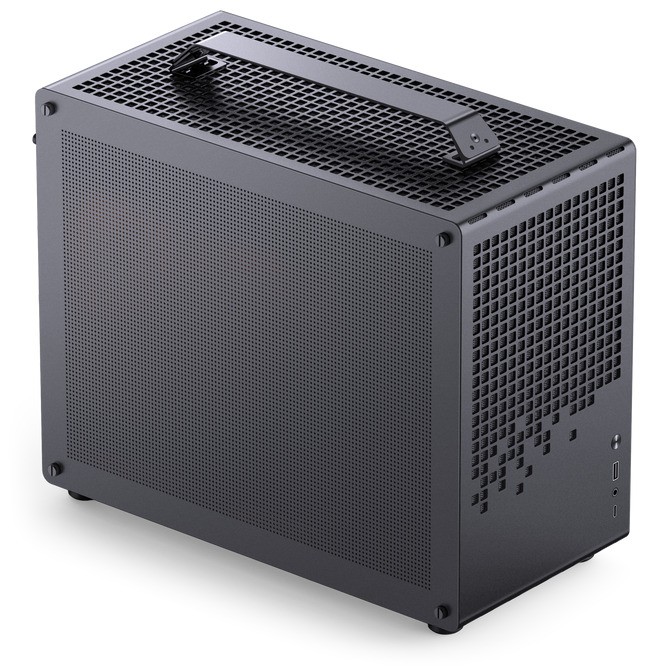 Case Jonsplus Z20 Mesh Mini Tower Micro-ATX Nero - Immagine 1