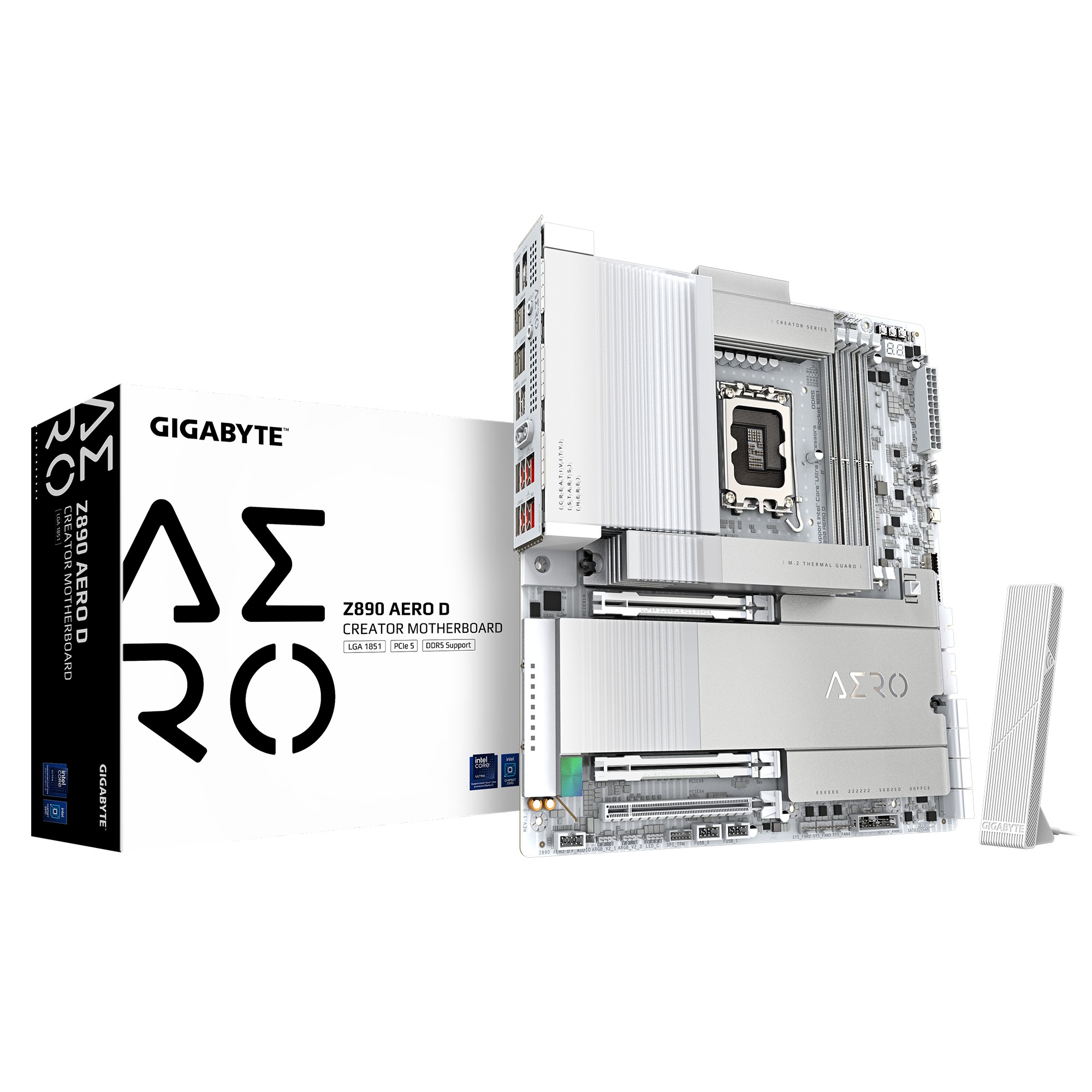 Scheda Madre Gigabyte GA-Z890 AERO D LGA 1851 DDR5 E-ATX - Immagine 1