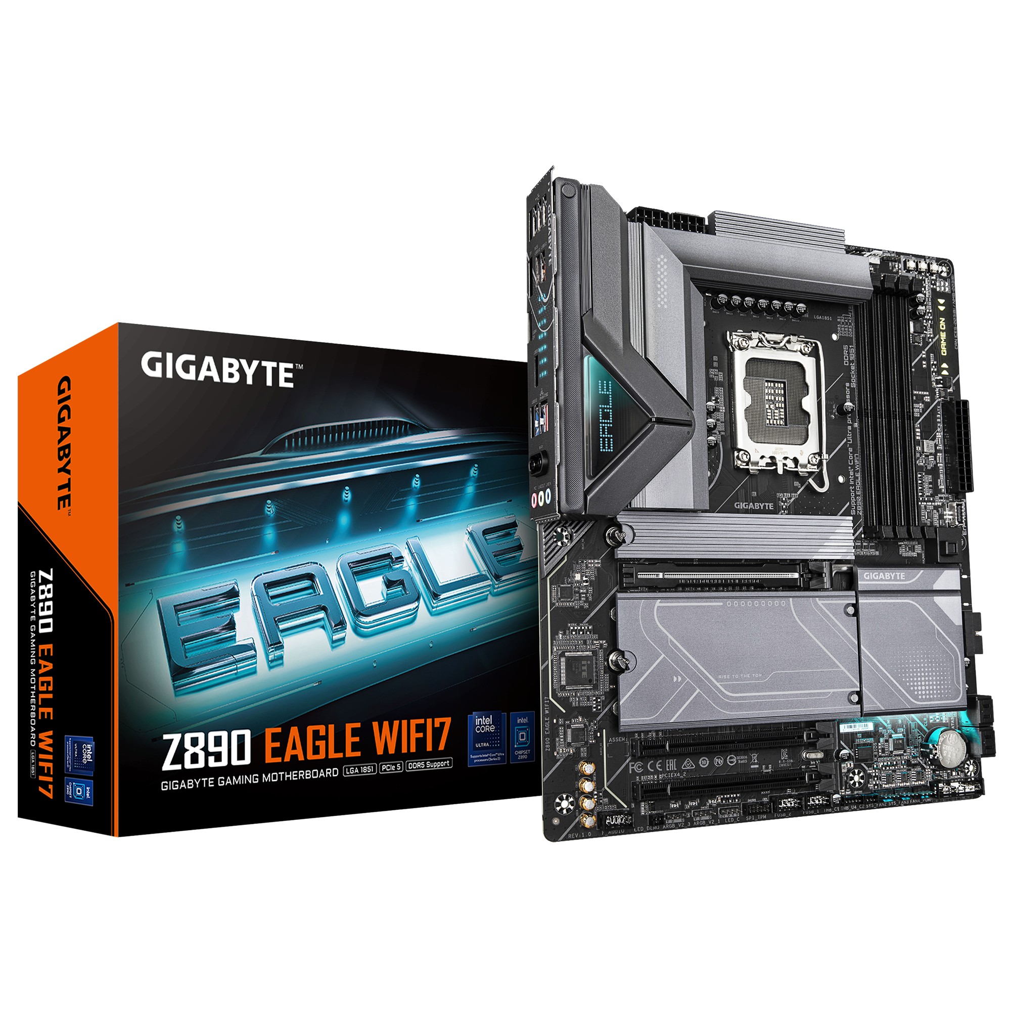 Scheda Madre Gigabyte GA-Z890 EAGLE WIFI 7 LGA 1851 DDR5 ATX - Immagine 1