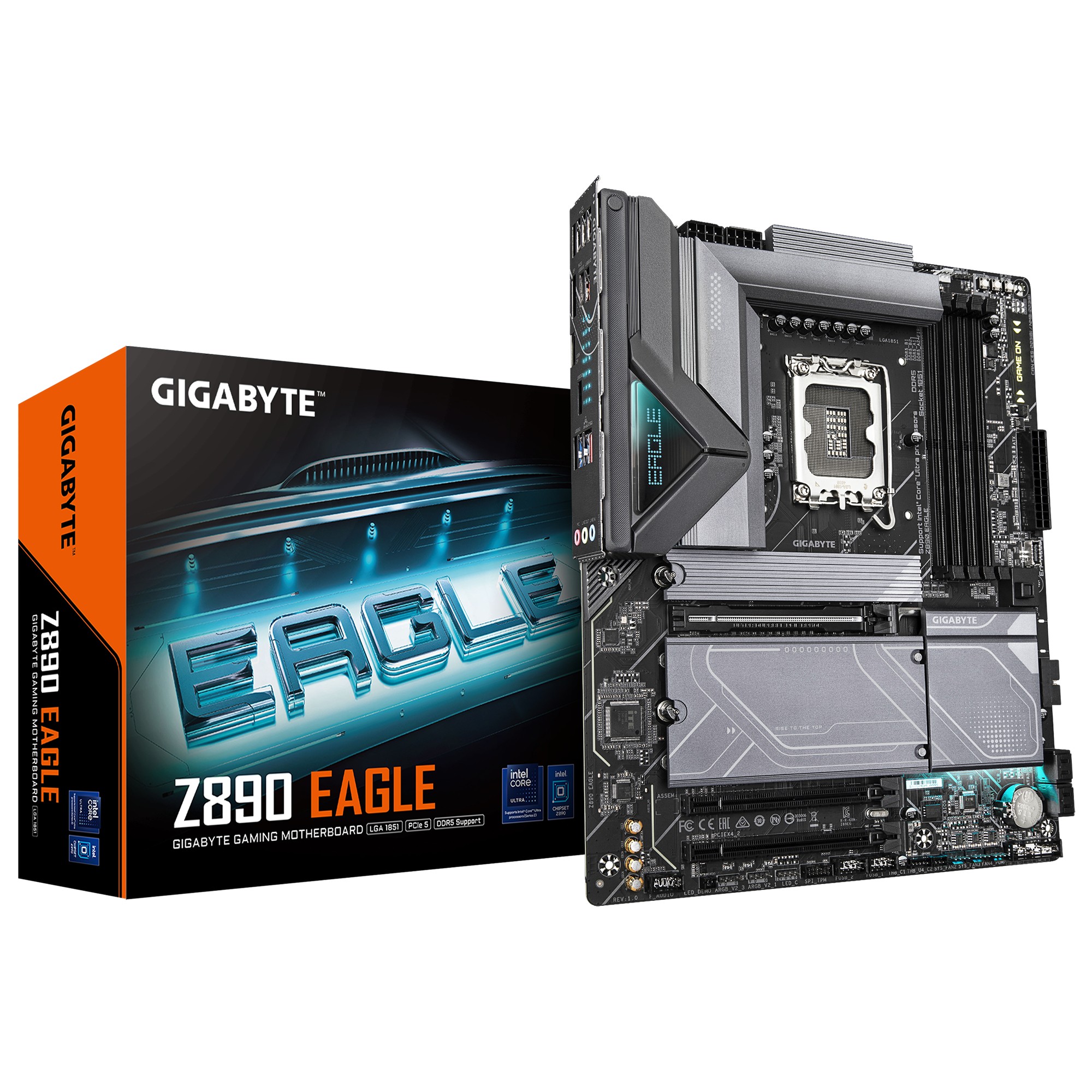 Scheda Madre Gigabyte GA-Z890 EAGLE LGA 1851 DDR5 ATX - Immagine 1