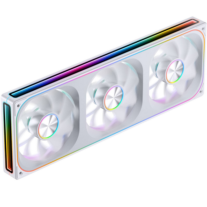 Ventola Jonsbo ZA 360 Lama Inversa PWM ARGB 360mm Bianco - Immagine 1