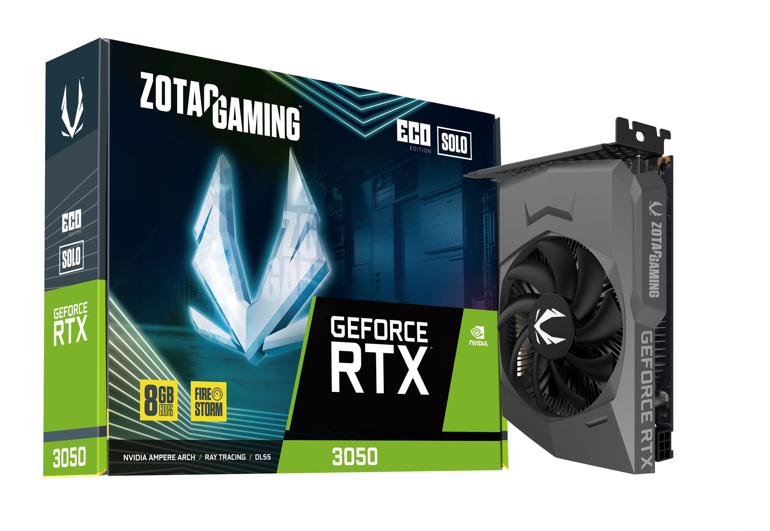 Scheda Video ZOTAC GeForce RTX 3050 8GB ECO SOLO - Immagine 1