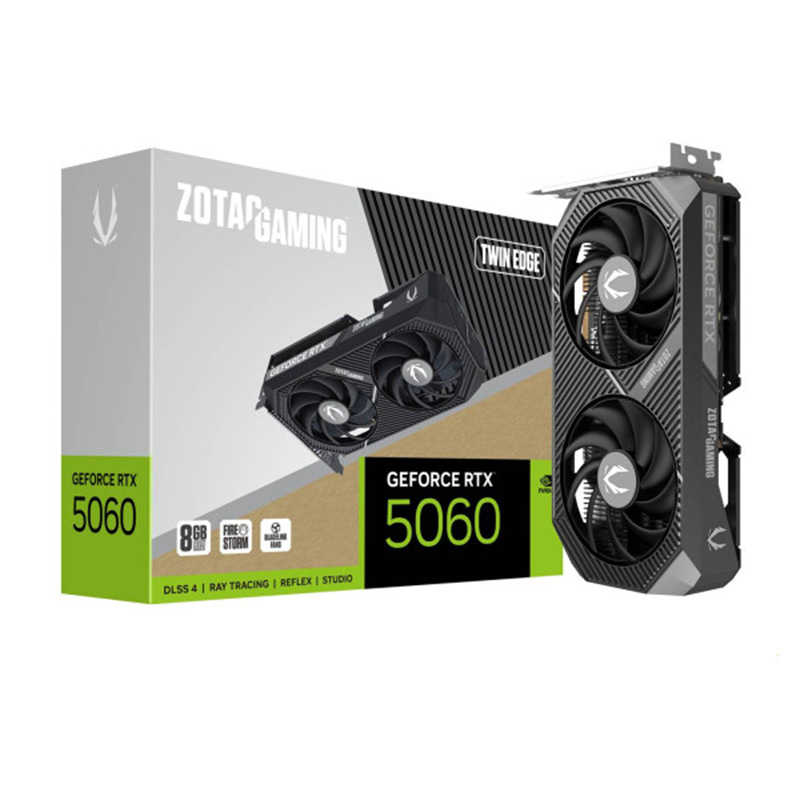 Scheda Video Zotac GAMING GeForce RTX 5060 Twin Edge NVIDIA 8 GB GDDR7 - Immagine 1