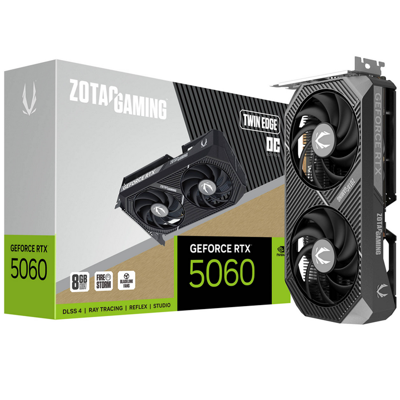 Scheda video ZOTAC GeForce RTX 5060 8GB Twin Edge OC - Immagine 1