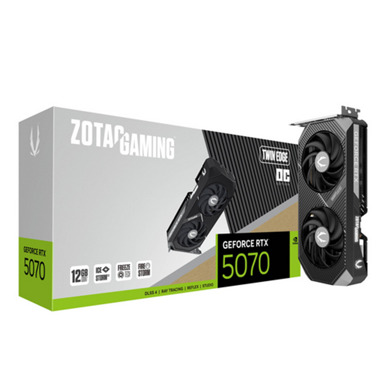 Scheda Video Zotac GAMING GeForce RTX 5070 Twin Edge OC NVIDIA 12 GB GDDR7 - Immagine 1