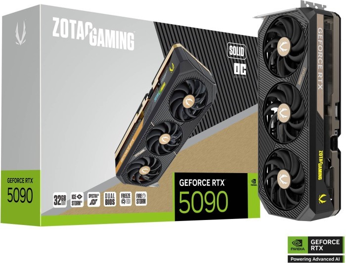 Scheda Video ZOTAC GAMING Nvidia GeForce RTX 5090 OC Solid 32GB GDDR7