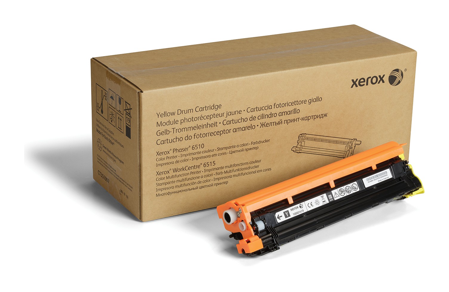 Tamburo Xerox PHASER 6510 / WORKCENTRE 6515 48000 pagine Giallo 1 pz - Immagine 1
