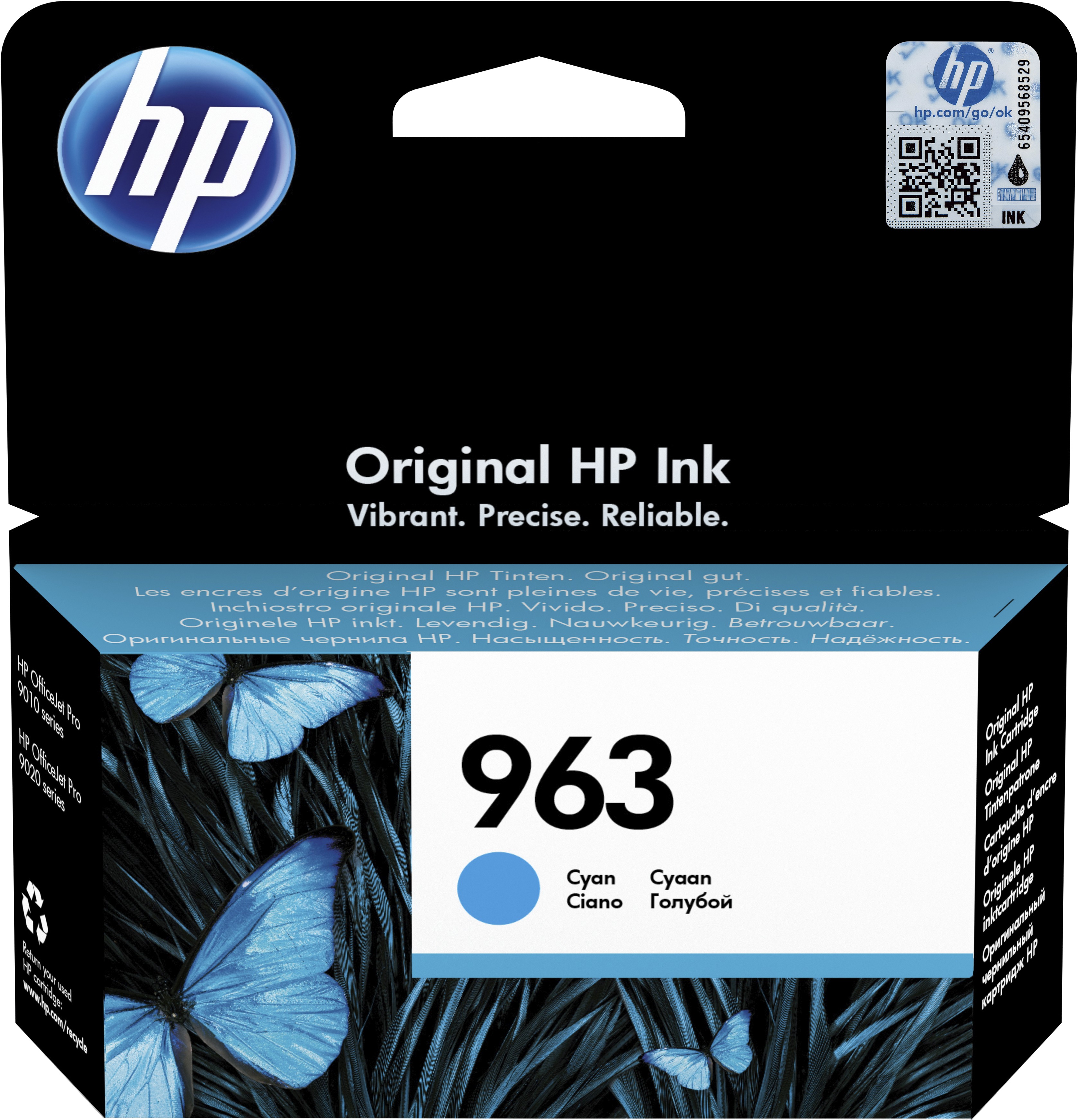 Cartuccia HP d'inchiostro ciano 3JA23AE 963 700 pagine - Immagine 1